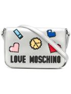 Love Moschino Love Pixel Shoulder Bag - Grey