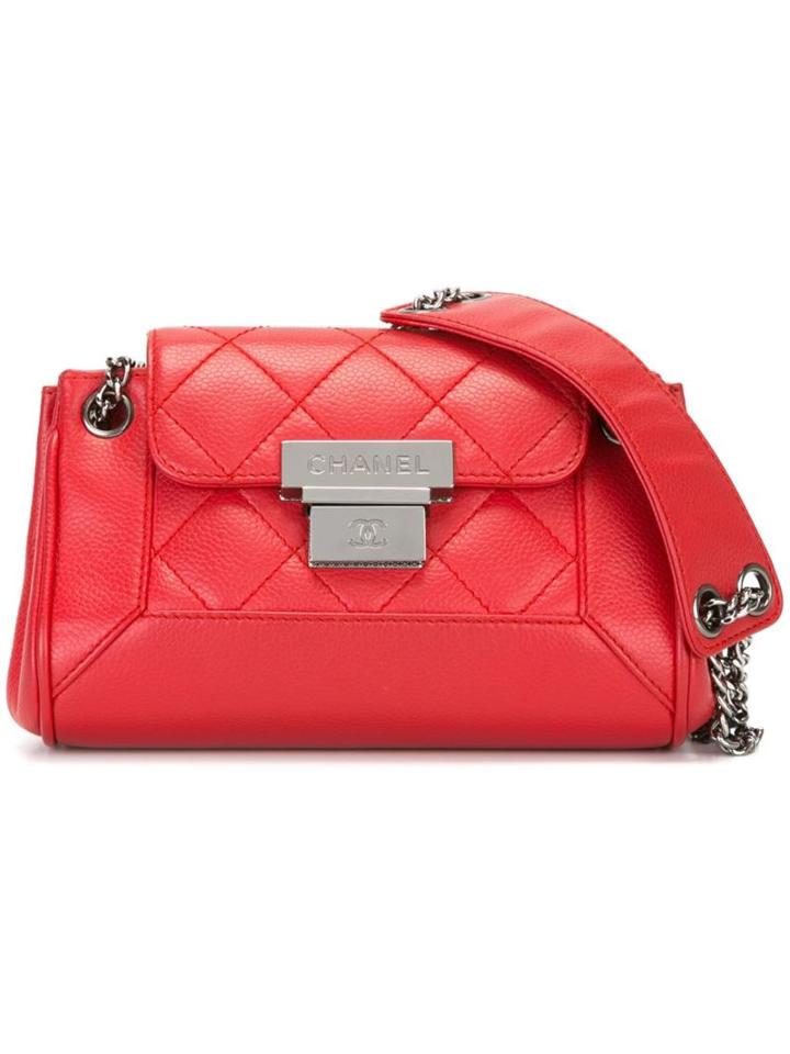 Chanel Vintage Quilted Bag, Women's, Red