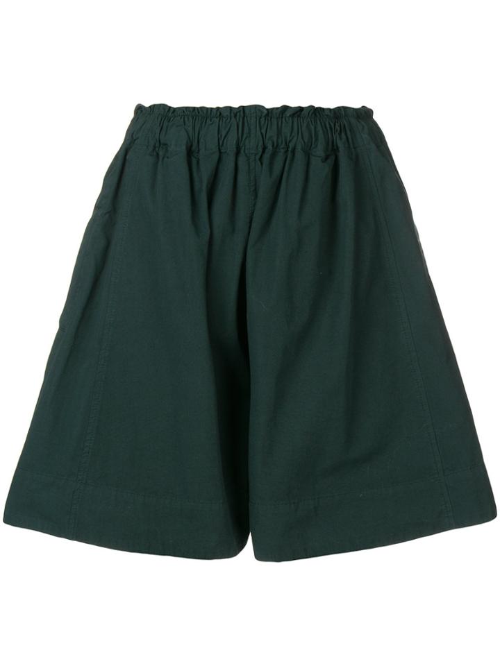 Henrik Vibskov Come Together Culotte Shorts - Green