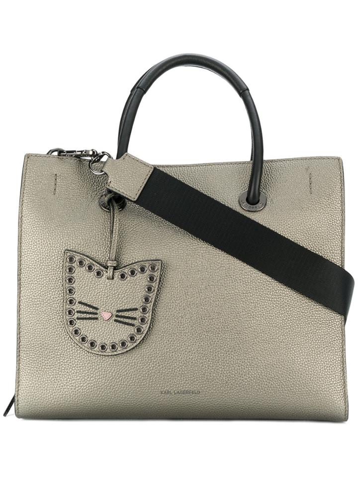 Karl Lagerfeld Karry All Shopper Tote - Metallic