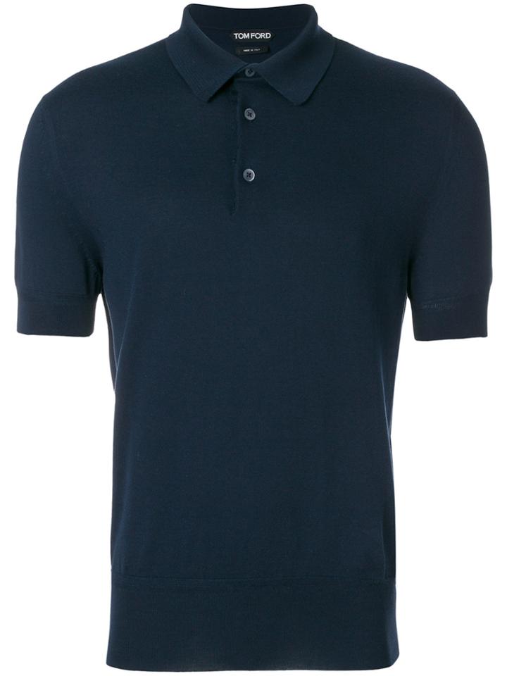 Tom Ford Slim-fit Polo Shirt - Blue
