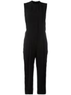 Diane Von Furstenberg Tailored Jumpsuit, Women's, Size: 6, Black, Polyester