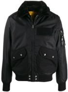 Diesel Detachable Collar Jacket - Black