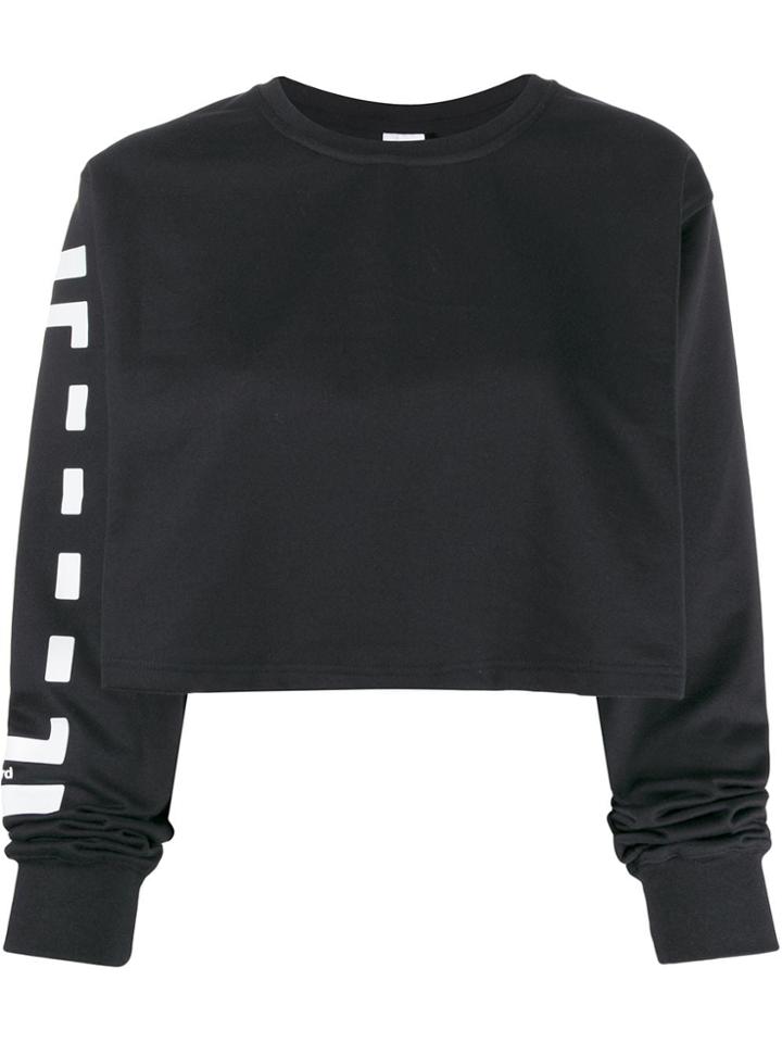 Wolford Logo Cropped Sweater - Black