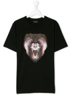 Marcelo Burlon County Of Milan Kids 3d Baboon Print T-shirt - Black