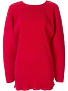 Christopher Esber Oversized Cocoon Top - Red