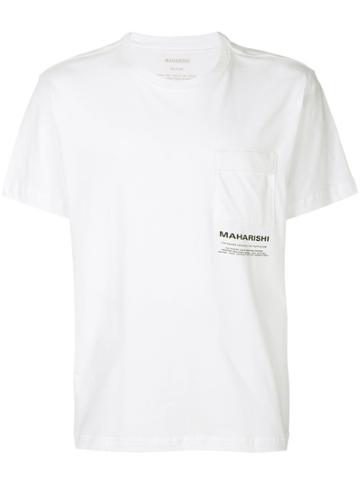 Maharishi Logo Print T-shirt - White