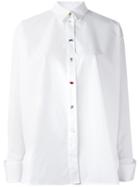 Paul Smith Button Detail Oversized Shirt, Women's, Size: 40, White, Cotton/cupro