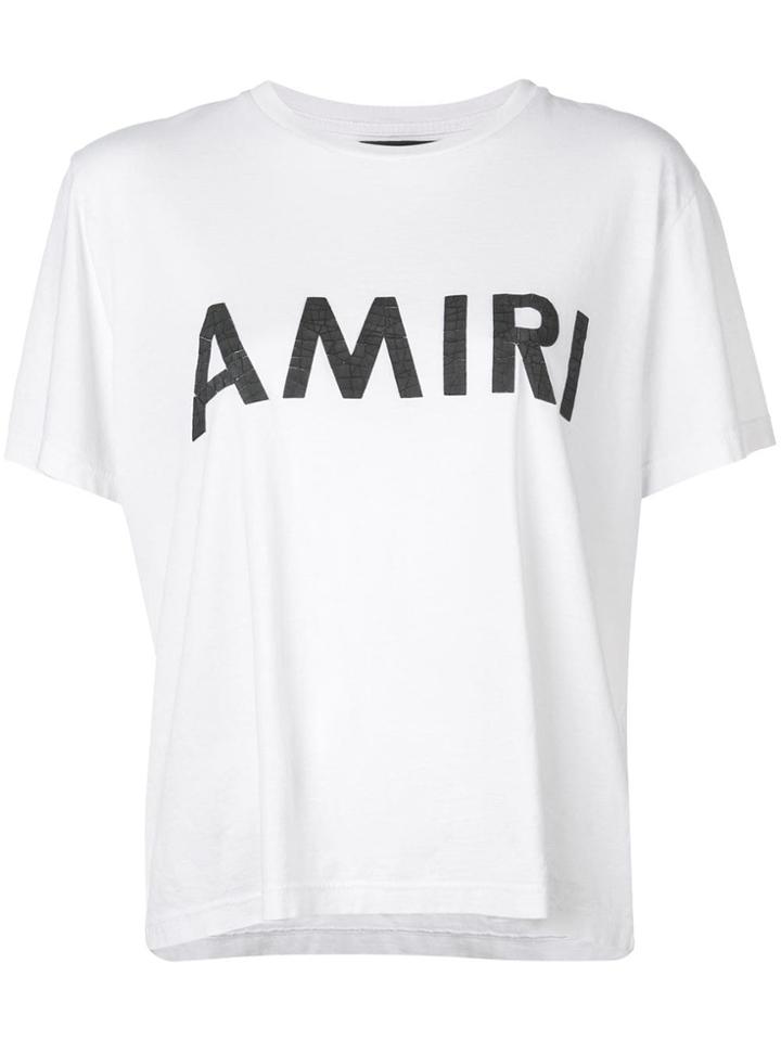 Amiri Logo T-shirt - White