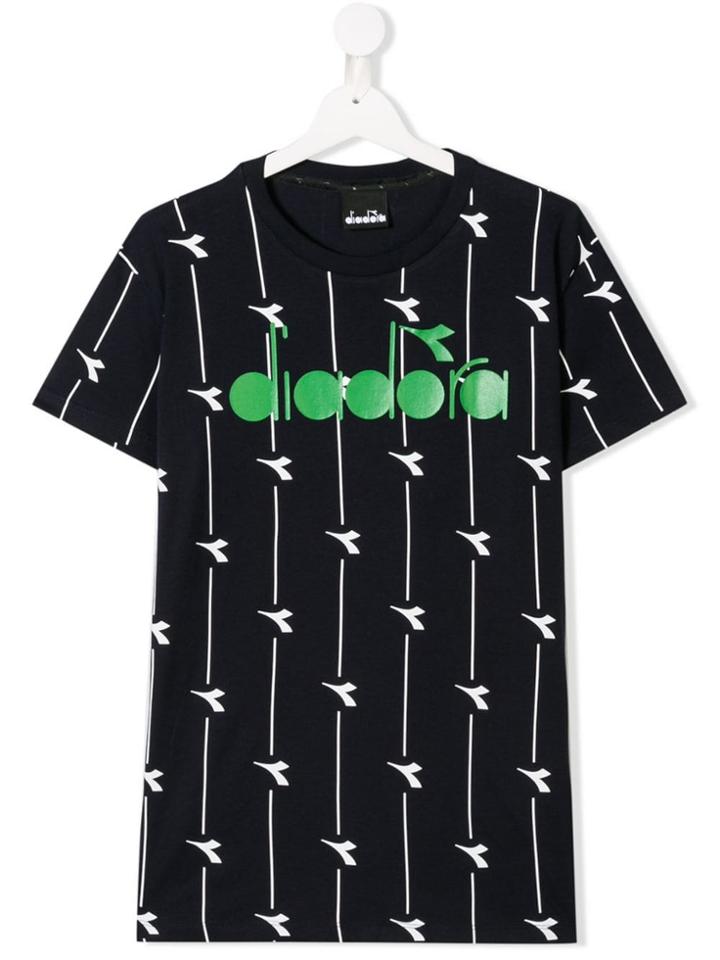 Diadora Junior Logo T-shirt - Blue