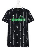 Diadora Junior Logo T-shirt - Blue