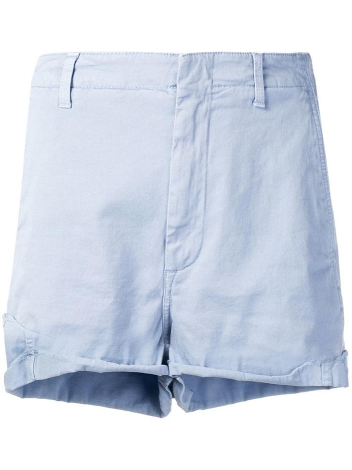 Dondup Embroidered Cactus Shorts - Blue