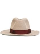Borsalino 'beaver' Hat, Men's, Size: 59, Nude/neutrals, Wool Felt