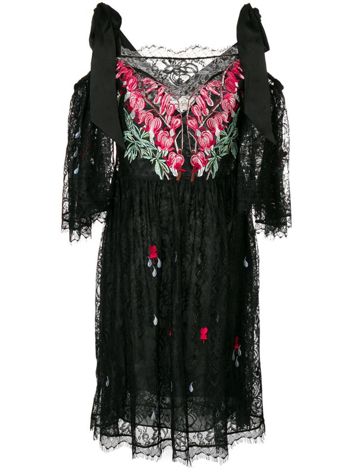Temperley London Potion Mini Dress - Black