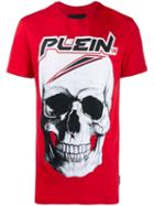 Philipp Plein Skull Print T-shirt - Red