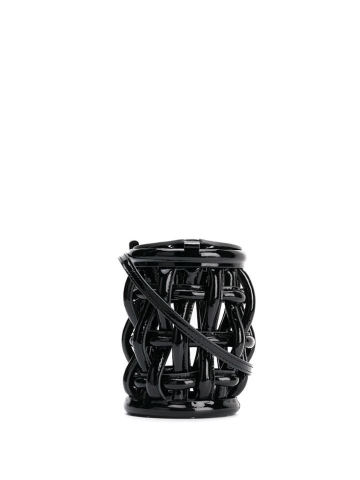 Danse Lente Danse Lente P19241691 Jet Black Leather/fur/exotic