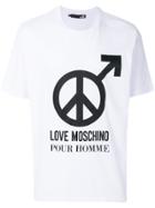 Love Moschino Pour Home Print T-shirt - White