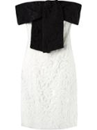 Martha Medeiros Off The Shoulder Lace Dress - Black