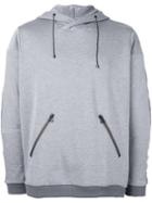 Oamc Zip Pocket Hoodie, Men's, Size: Xl, Grey, Cotton/polyamide/virgin Wool