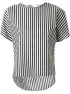 Mihara Yasuhiro Draped Back Striped Top