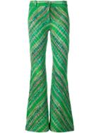 Missoni Flared Boot-cut Trousers - Green