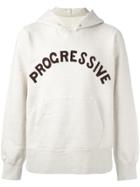 Visvim Stylised Patch Hoodie - Grey