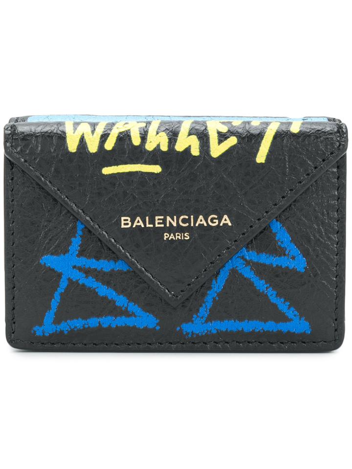 Balenciaga Papier Wallet - Black