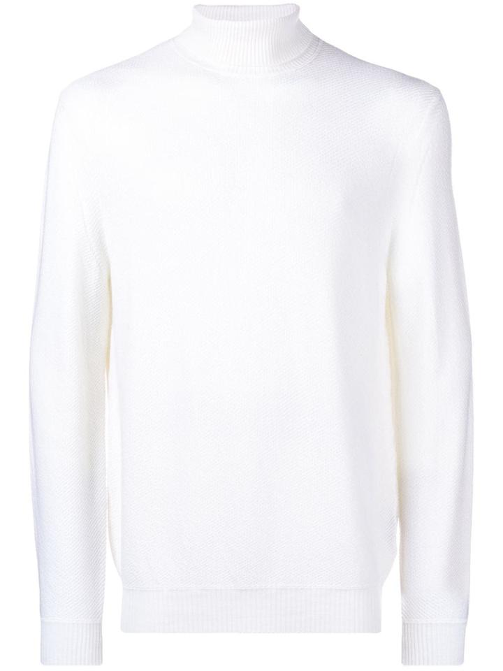 Ermenegildo Zegna Turtle Neck Jumper - White