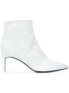 Rag & Bone Pointed Toe Ankle Boots - White