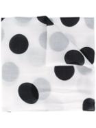 Akris Punto Polka Dot Scarf