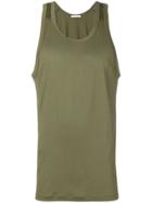 Helmut Lang Silk Tank Top - Green