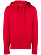 Acne Studios Ferris Face Hooded Sweatshirt - Red