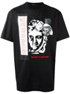 Versace 'make It Happen' T-shirt, Men's, Size: Small, Black, Cotton