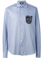 Jo No Fui Logo Patch Shirt - Blue