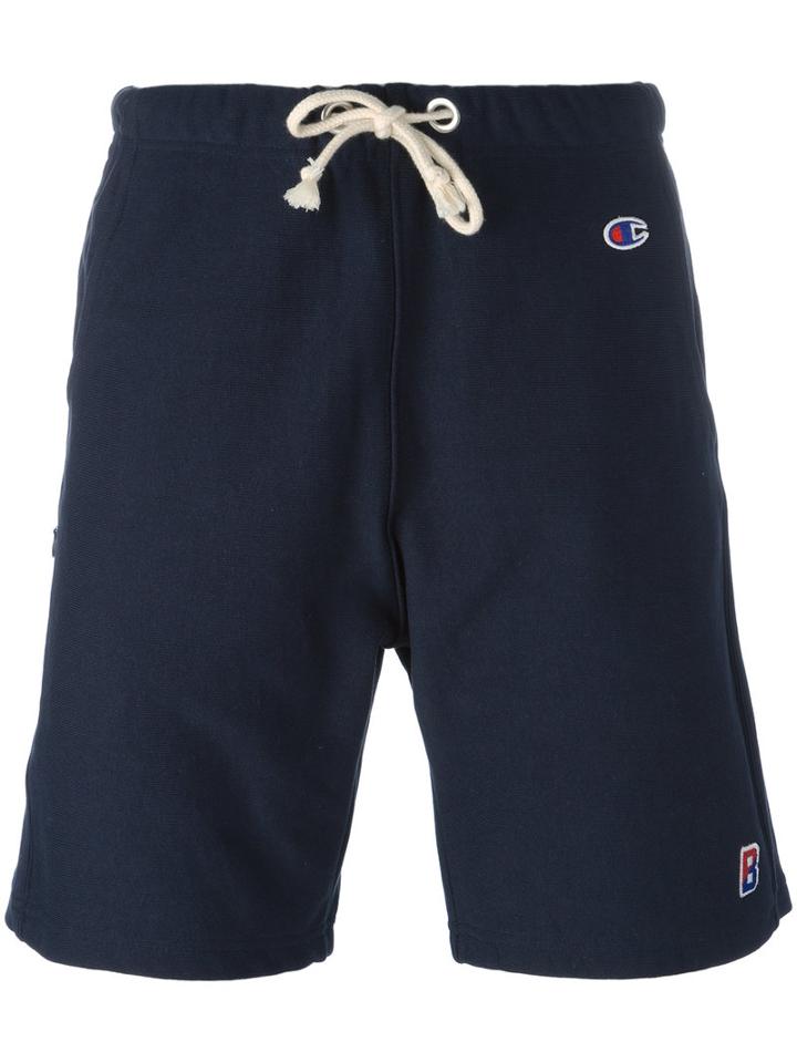 Champion Drawstring Sweatshorts, Men's, Size: Xl, Blue, Cotton/polyester