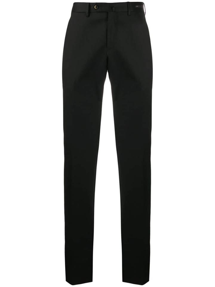 Pt01 Tailored Straight-leg Trousers - Black