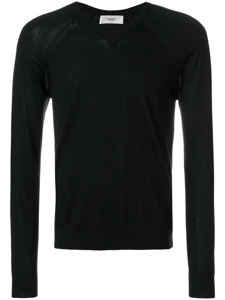 Pringle Of Scotland V-neck Jumper - Black
