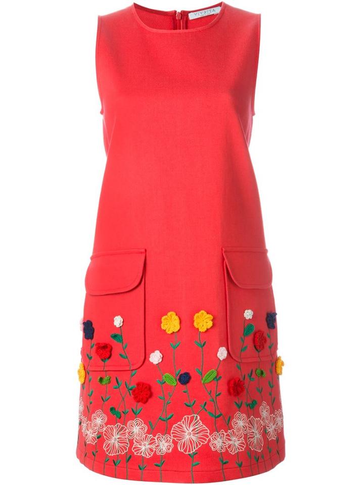 Vivetta 'columba' Floral Crochet Dress
