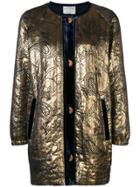 Forte Forte Embroidered Fitted Jacket - Metallic
