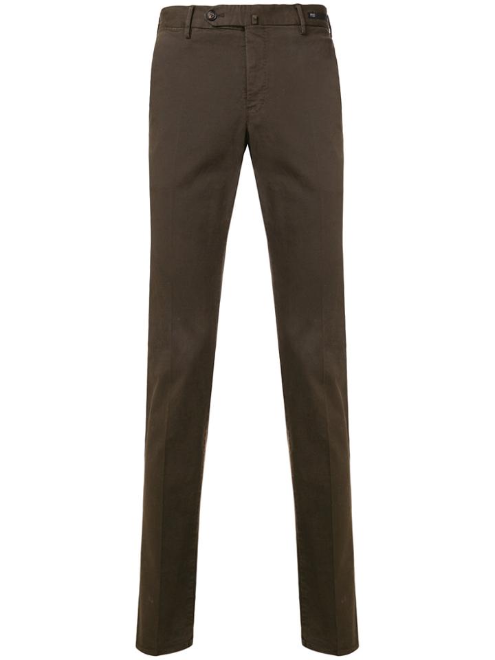 Pt01 Slim Trousers - Brown