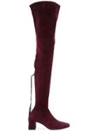 Nino Babukhadia Knee Length Boots - Pink & Purple