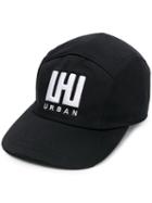 Les Hommes Logo Baseball Cap - Black