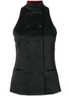 Haider Ackermann Kuiper Shiny Waistcoat - Black