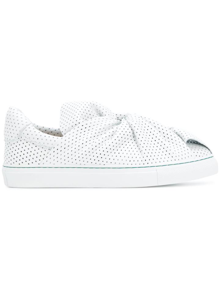 Ports 1961 Knot Front Slip-on Sneakers - White