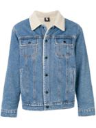 Kappa Kontroll Shearling Denim Jacket - Blue