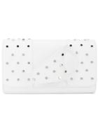 Perrin Paris Studded Glove Clutch Bag - White