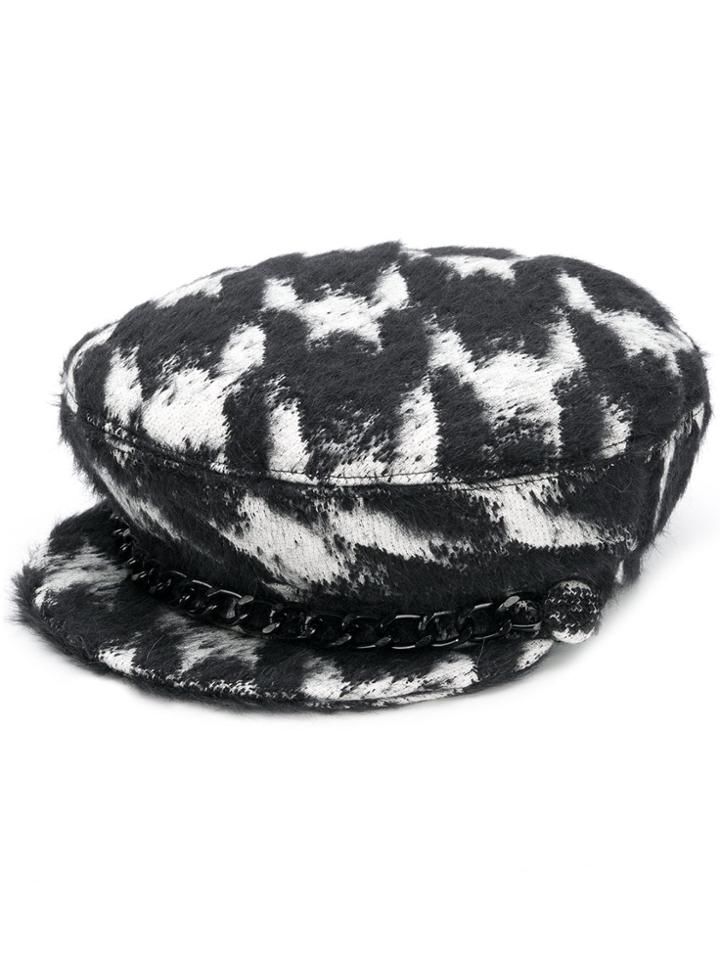 Eugenia Kim Marina Furry Hat - Black