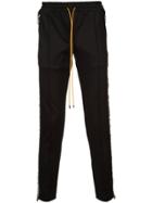 Rhude Track Pant With Side Piping Detail - Black