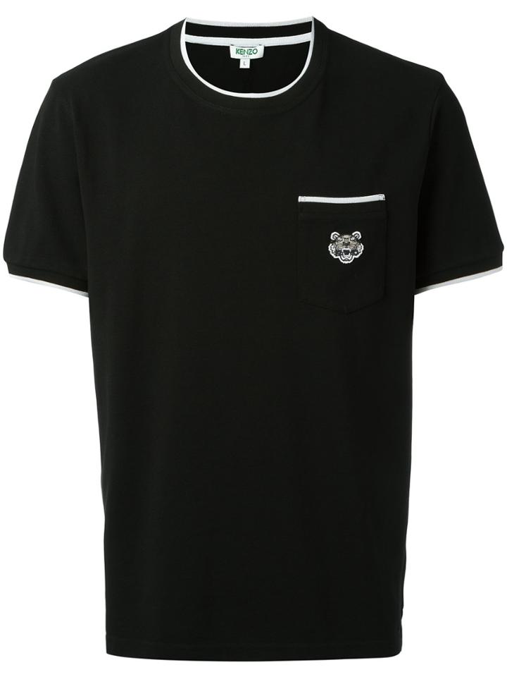 Kenzo Tiger Pocket T-shirt - Black