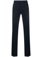 Canali Tailored Straight Leg Trousers - Blue